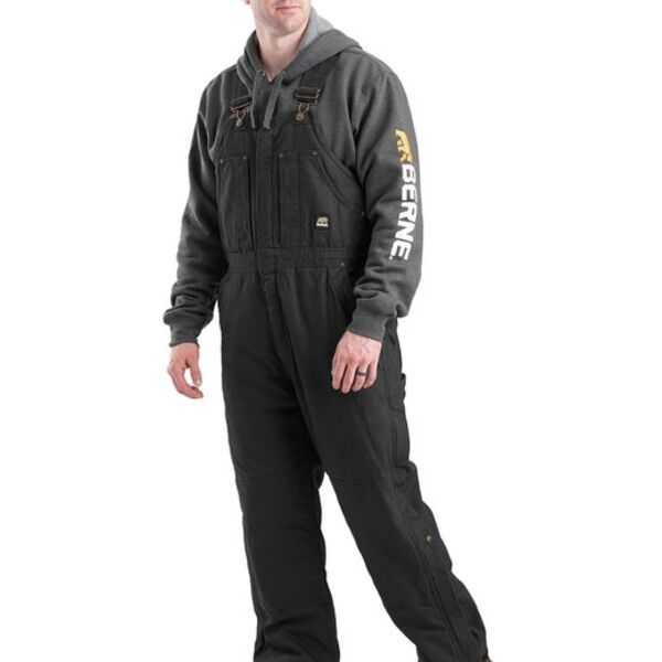 Men's Heartland Insulated Washed Duck Bib Overall Thumbnail