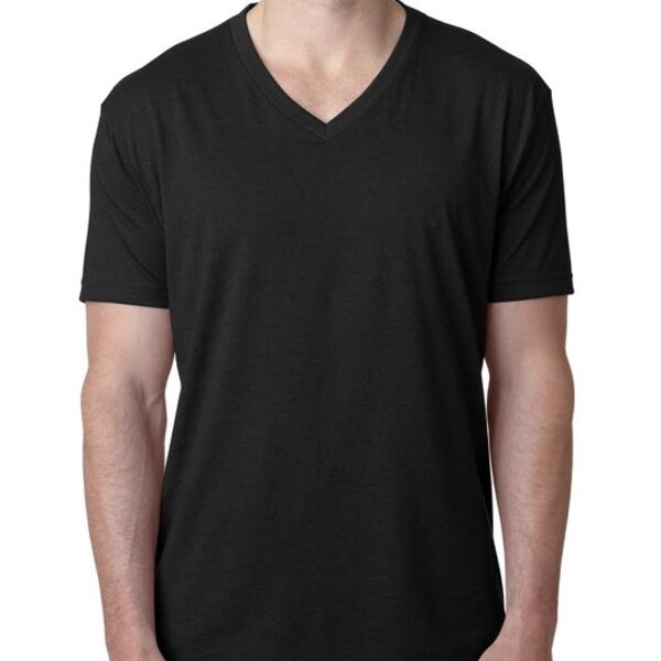 Men's CVC V-Neck T-Shirt Thumbnail