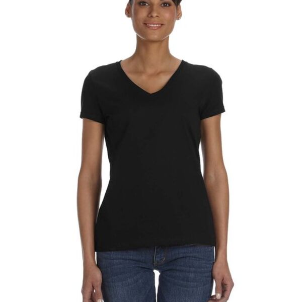 Ladies' HD Cotton™ V-Neck T-Shirt Thumbnail