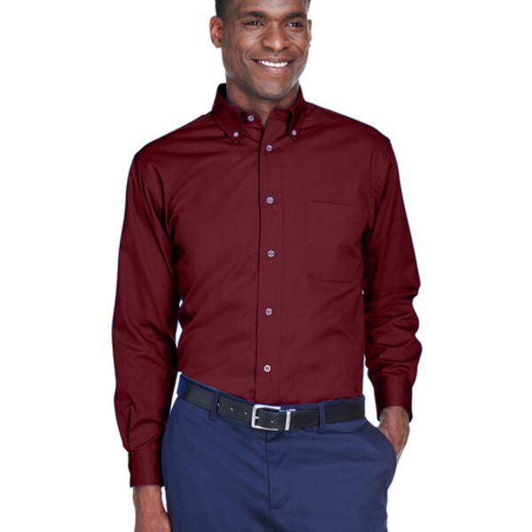 Men's Easy Blend™ Long-Sleeve Twill Shirt with Stain-Release Thumbnail