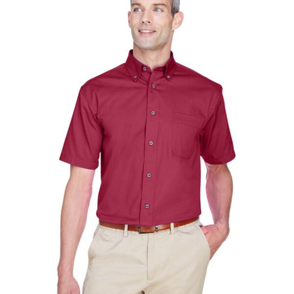 Men's Easy Blend™ Short-Sleeve Twill Shirt with Stain-Release Thumbnail