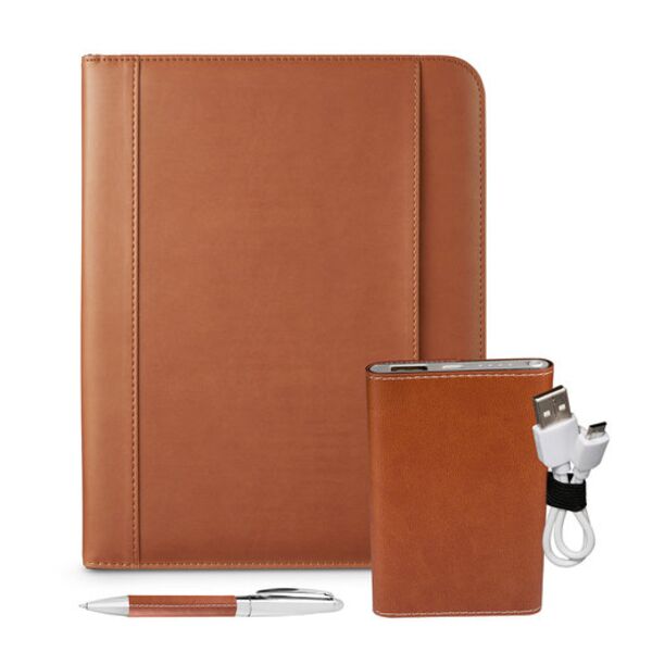 Tuscany™ Mobile Portfolio Power Bank And Pen Set Thumbnail