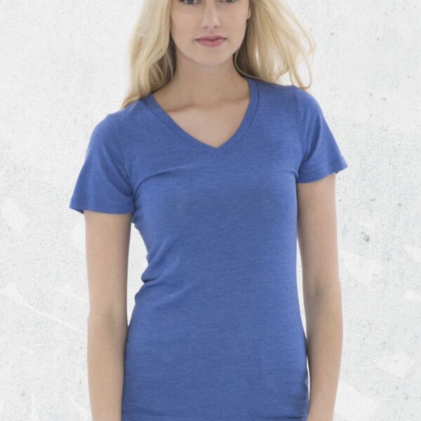 Triblend V-Neck Ladies' Tee Thumbnail