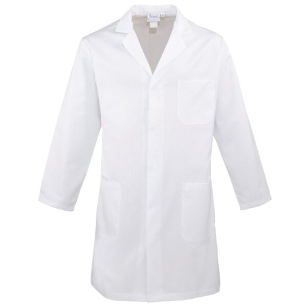 LADIES LAB COAT - WHITE Thumbnail
