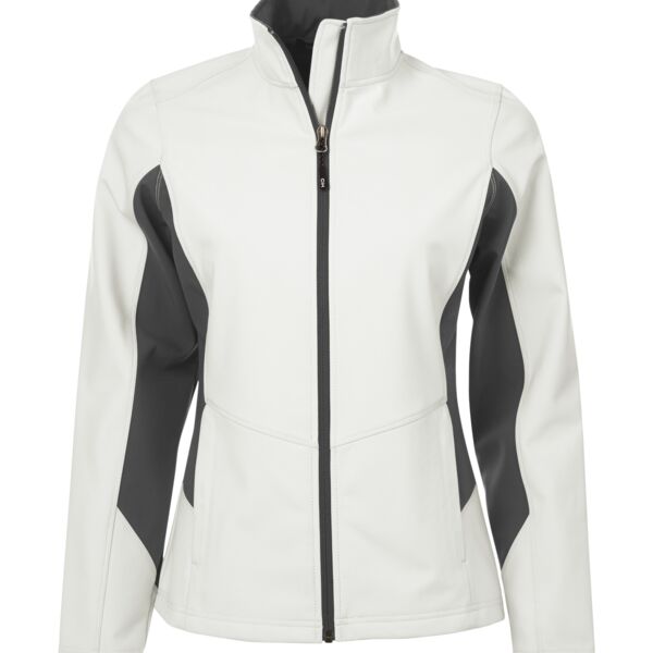 COAL HARBOUR® EVERYDAY COLOUR BLOCK SOFT SHELL LADIES' JACKET Thumbnail