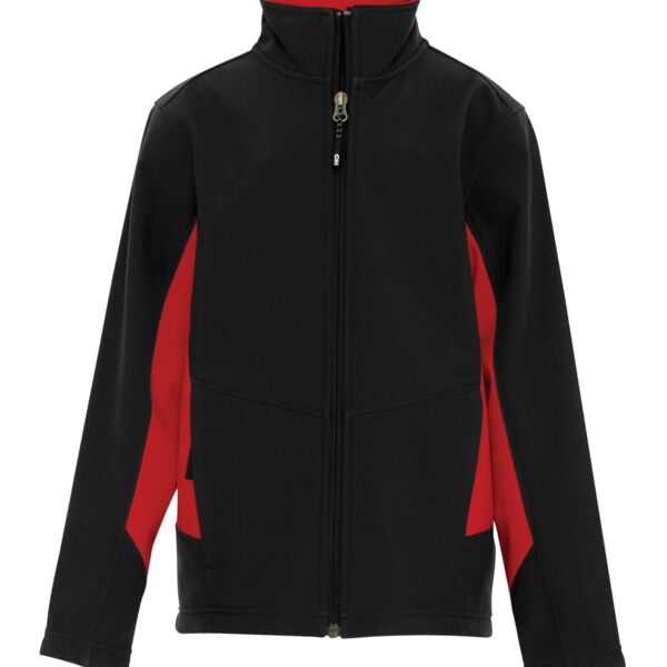 COAL HARBOUR® EVERYDAY COLOUR BLOCK SOFT SHELL YOUTH JACKET Thumbnail