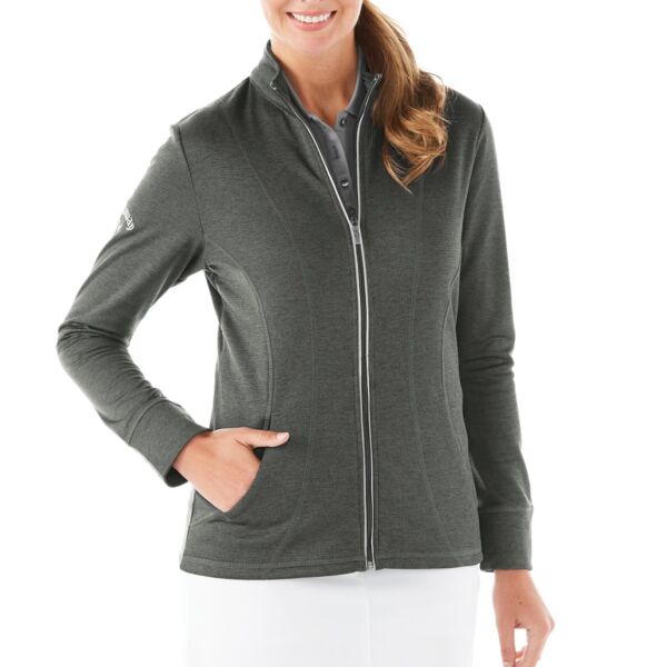 CALLAWAY WAFFLE FLEECE FULL ZIP LADIES' JACKET  Thumbnail