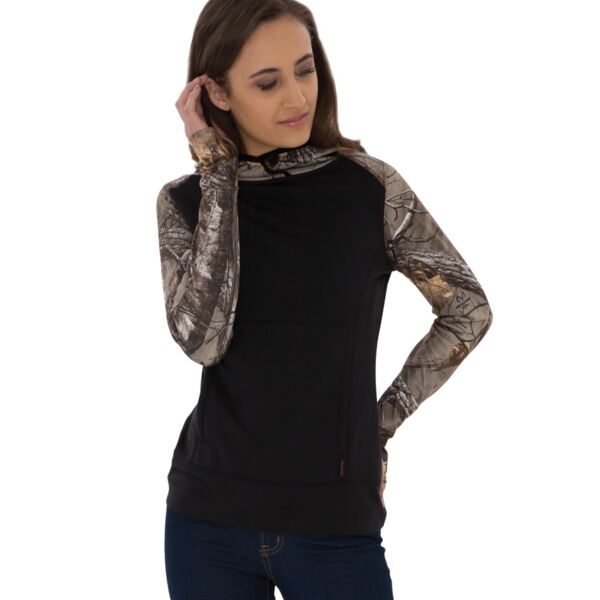 ATC™ REALTREE® TECH FLEECE TWO TONE HOODED LADIES' SWEATSHIRT  Thumbnail