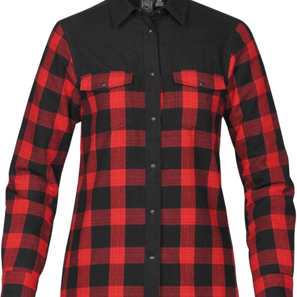 STORMTECH™ WOMEN'S LOGAN THERMAL SNAP FRONT PLAID SHIRT  Thumbnail
