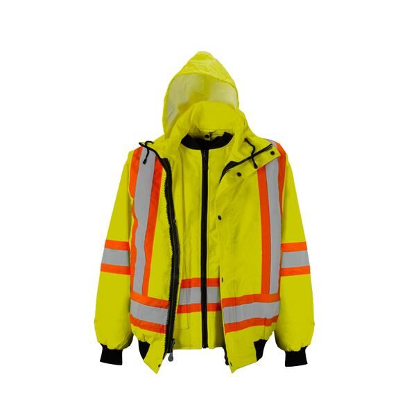 HI-VIS 6-IN-1 WINTER TRAFFIC JACKET Thumbnail