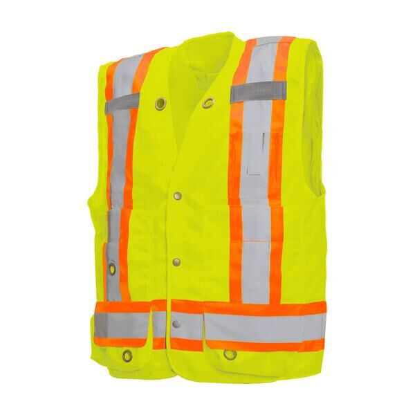 HI-VIS DELUXE SURVEYOR VEST WITH SEVENTEEN POCKETS Thumbnail