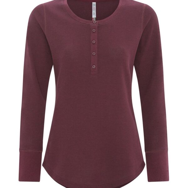 ATC™ ESACTIVE® VINTAGE THERMAL LONG SLEEVE LADIES HENLEY Thumbnail