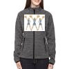 Ladies' Flux Mélange Bonded Fleece Jacket Thumbnail