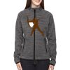 Ladies' Flux Mélange Bonded Fleece Jacket Thumbnail