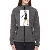 Ladies' Flux Mélange Bonded Fleece Jacket Thumbnail