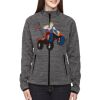 Ladies' Flux Mélange Bonded Fleece Jacket Thumbnail