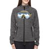 Ladies' Flux Mélange Bonded Fleece Jacket Thumbnail