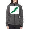 Ladies' Flux Mélange Bonded Fleece Jacket Thumbnail