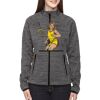 Ladies' Flux Mélange Bonded Fleece Jacket Thumbnail