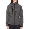 Ladies' Flux Mélange Bonded Fleece Jacket Thumbnail