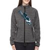 Ladies' Flux Mélange Bonded Fleece Jacket Thumbnail