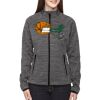 Ladies' Flux Mélange Bonded Fleece Jacket Thumbnail