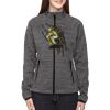 Ladies' Flux Mélange Bonded Fleece Jacket Thumbnail