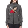 Ladies' Flux Mélange Bonded Fleece Jacket Thumbnail