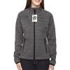 Ladies' Flux Mélange Bonded Fleece Jacket Thumbnail