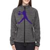 Ladies' Flux Mélange Bonded Fleece Jacket Thumbnail