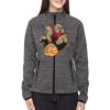 Ladies' Flux Mélange Bonded Fleece Jacket Thumbnail