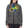 Ladies' Flux Mélange Bonded Fleece Jacket Thumbnail