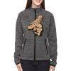 Ladies' Flux Mélange Bonded Fleece Jacket Thumbnail