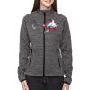 Ladies' Flux Mélange Bonded Fleece Jacket Thumbnail