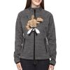 Ladies' Flux Mélange Bonded Fleece Jacket Thumbnail