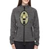 Ladies' Flux Mélange Bonded Fleece Jacket Thumbnail