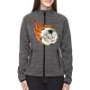 Ladies' Flux Mélange Bonded Fleece Jacket Thumbnail