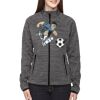 Ladies' Flux Mélange Bonded Fleece Jacket Thumbnail