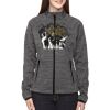 Ladies' Flux Mélange Bonded Fleece Jacket Thumbnail