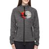 Ladies' Flux Mélange Bonded Fleece Jacket Thumbnail