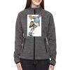 Ladies' Flux Mélange Bonded Fleece Jacket Thumbnail