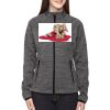 Ladies' Flux Mélange Bonded Fleece Jacket Thumbnail