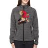 Ladies' Flux Mélange Bonded Fleece Jacket Thumbnail