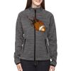 Ladies' Flux Mélange Bonded Fleece Jacket Thumbnail