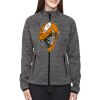 Ladies' Flux Mélange Bonded Fleece Jacket Thumbnail