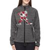 Ladies' Flux Mélange Bonded Fleece Jacket Thumbnail