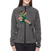 Ladies' Flux Mélange Bonded Fleece Jacket Thumbnail