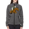 Ladies' Flux Mélange Bonded Fleece Jacket Thumbnail