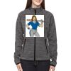 Ladies' Flux Mélange Bonded Fleece Jacket Thumbnail