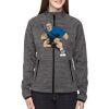 Ladies' Flux Mélange Bonded Fleece Jacket Thumbnail